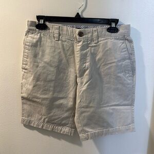 Cream shorts, size 29